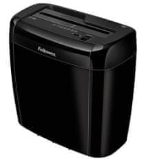 Fellowes iratmegsemmisítő 36 C/ keresztvágás 4x40 mm/ kosár térfogata 12 l/ P-4 (bizalmas)/ fekete