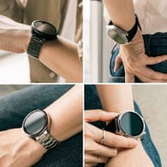 TKG Ringke Slim műanyag védő keret Samsung Galaxy Watch6 (40mm) okosórához átlátszó+fekete (2db)