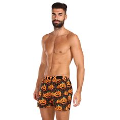 Styx férfi klasszikus boxeralsó art sport gumi Halloween tök (B1755) - méret XXL