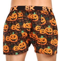 Styx férfi klasszikus boxeralsó art sport gumi Halloween tök (B1755) - méret XXL