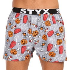 Styx férfi klasszikus boxeralsó art sport gumi Halloween koporsó (B1752) - méret XXL