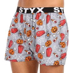 Styx férfi klasszikus boxeralsó art sport gumi Halloween koporsó (B1752) - méret XXL