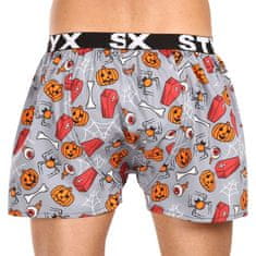 Styx férfi klasszikus boxeralsó art sport gumi Halloween koporsó (B1752) - méret XXL