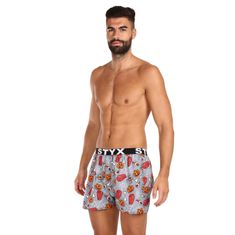 Styx férfi klasszikus boxeralsó art sport gumi Halloween koporsó (B1752) - méret XXL