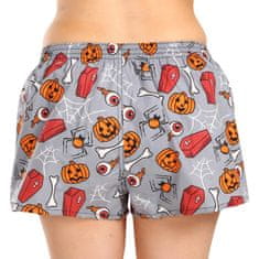 Styx Női boxeralsó art klasszikus gumi Halloween koporsó (K1752) - méret XL