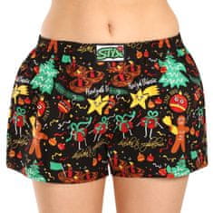 Styx Női boxeralsó art klasszikus gumi karácsonyi díszek (K1754) - méret XL