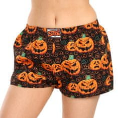 Styx Női boxeralsó art klasszikus gumi Halloween tök (K1755) - méret XL