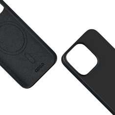 EPICO Mag+ szilikon borítás iPhone 15 Plus készülékhez MagSafe támogatással 81210101300001 - fekete