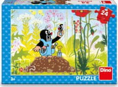 DINO Vakond a kalapban 24 puzzle