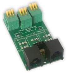Tinycontrol bővítő modul 1wire, I2C és OLED kijelzővel a LAN driver v3-hoz