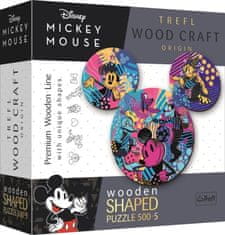 Trefl Wood Craft Origin Puzzle Mickey Mouse 505 darab - fából készült puzzle