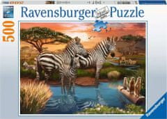 Ravensburger Puzzle Zebrák az itatóhelyen 500 darab