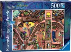 Ravensburger Puzzle Abszurd könyvtár 500 darabos puzzle