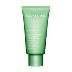 Clarins Kiegyensúlyozó agyagmaszk SOS Pure (Rebalancing Clay SOS Mask) 75 ml