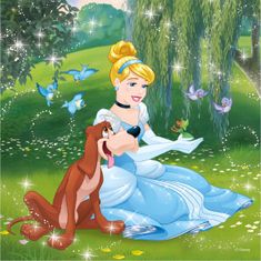 DINO Disney hercegnők - Ingyenes délután: puzzle 3x55 darab