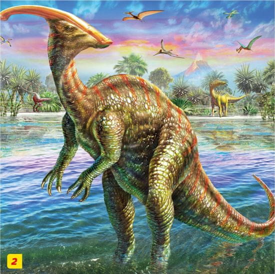 Dinoszaurusz puzzle: Parasaurolophus 60 darab