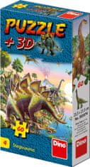 Dinoszaurusz puzzle: Stegosaurus 60 darab