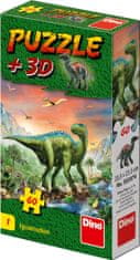 Dinoszaurusz puzzle: Iguanodon 60 darab