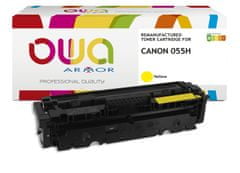 Armor OWA toner kompatibilis a Canon CRG-055H Y, 5900st, sárga/sárga színnel