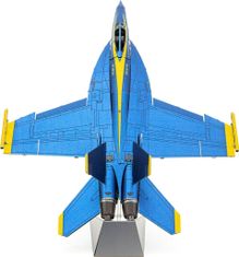 Metal Earth 3D puzzle F,A-18 Super Hornet - Kék Angyalok (ICONX)