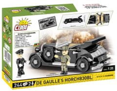 Cobi 2261 De Gaulle 1936-os Horch 830 BL, 1:35, 244 k, 2 f