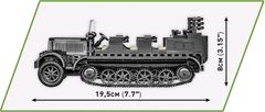 Cobi 2275 II. világháborús Sd.Kfz. 7 félpályás, 1:35, 439 k, 2 f