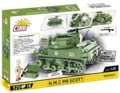 Cobi 2279 II. világháborús H.M.C M8 Scott, 1:35, 525 k, 1 f