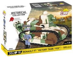 Cobi 2992 Nagy Háború Renault FT Victory Tank 1920, 1:35, 304 k, 1 f