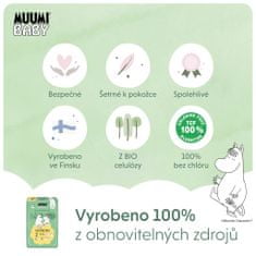 MUUMI BABY 2 Newborn 3-6 kg (174 db), havi csomag öko pelenkák