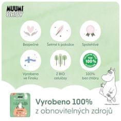 MUUMI BABY 3 Midi 5-8 kg (150 db), havi csomag ökopelenkák