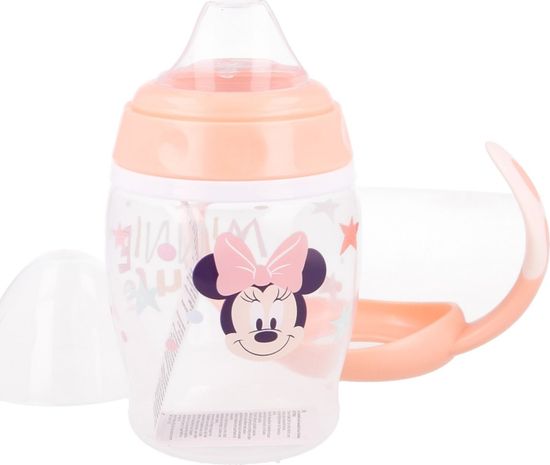 Stor bögre fülekkel és szilikon szájjal 270ml Minnie Minnie