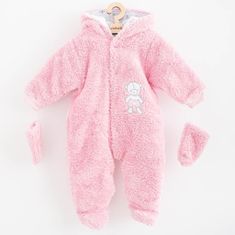 NEW BABY Új Baby Szép Medve Téli Jumpsuit Rózsaszín - 68 (4-6m)