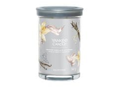 Yankee Candle Füstölt vanília és kasmír gyertya 567g / 2 kanóc (Signature tumbler large)