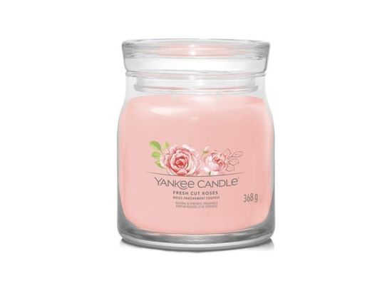 Yankee Candle Fresh Cut Roses gyertya 368g / 2 kanóc (Signature medium)