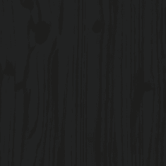 Vidaxl fekete tömör fenyőfa szennyestartó láda 88,5 x 44 x 76 cm (823583)