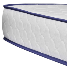 szürke műbőr ágy memóriahabos matraccal 90 x 200 cm