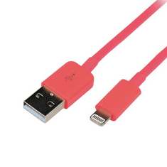 LogiLink Apple Lightning - USB csatlakozó kábel 1 m pink (UA0200) (UA0200)