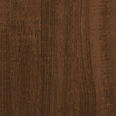 Vidaxl barna tölgyszínű fali polc rúddal 65 x 25 x 30 cm (836292)