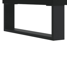 Vidaxl fekete szerelt fa TV-szekrény 160x35x55 cm (831349)