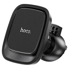 Hoco szellőzőrácsba illeszthető mágneses autós tartó - CA115 Magnetic Air Outlet Holder - fekete (HOC0342)