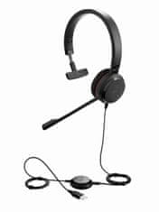 Jabra Evolve 30 II/Mono/Jack/Drót/MS/Fekete