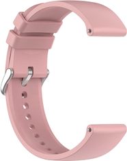 4wrist Univerzális szilikon szíj ezüst csattal 22 mm - Pink