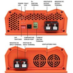 Qoltec Monolith DC-DC töltő kiegészítő LiFePO4 AGM GEL 12V akkumulátorhoz - 12V | 40A | 500W