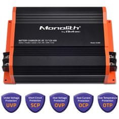 Qoltec Monolith DC-DC töltő kiegészítő LiFePO4 AGM GEL 12V akkumulátorhoz - 12V | 40A | 500W