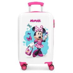 Jada Toys Luxus ABS utazótáska MINNIE MOUSE Fehér, 55x34x20cm, 4641462