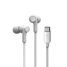 Belkin ROCKSTAR fejhallgató USB-C csatlakozóval - fehér