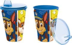 Paw Patrol POHÁR ITATÓS MANCSOS JÁRŐRREL 430 ML, MŰANYAG, KÉK