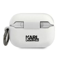 TKG AirPods Pro: Karl Lagerfeld Choupette - fehér szilikon tok