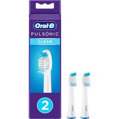 BRAUN Oral-B Pulsonic Clean cserélhető fejek, 2 darab, fehér