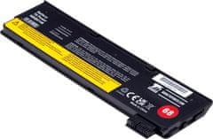 T6 power Akkumulátor Lenovo ThinkPad T460 20FM készülékhez, Li-Poly, 11,4 V, 2100 mAh (24 Wh), fekete